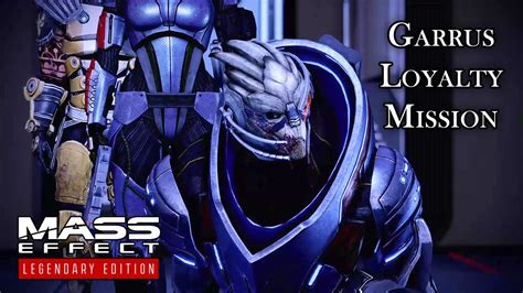 Mass Effect &39;s Garrus Vakarian has always been a bit of a renegade. . Garrus loyalty mission